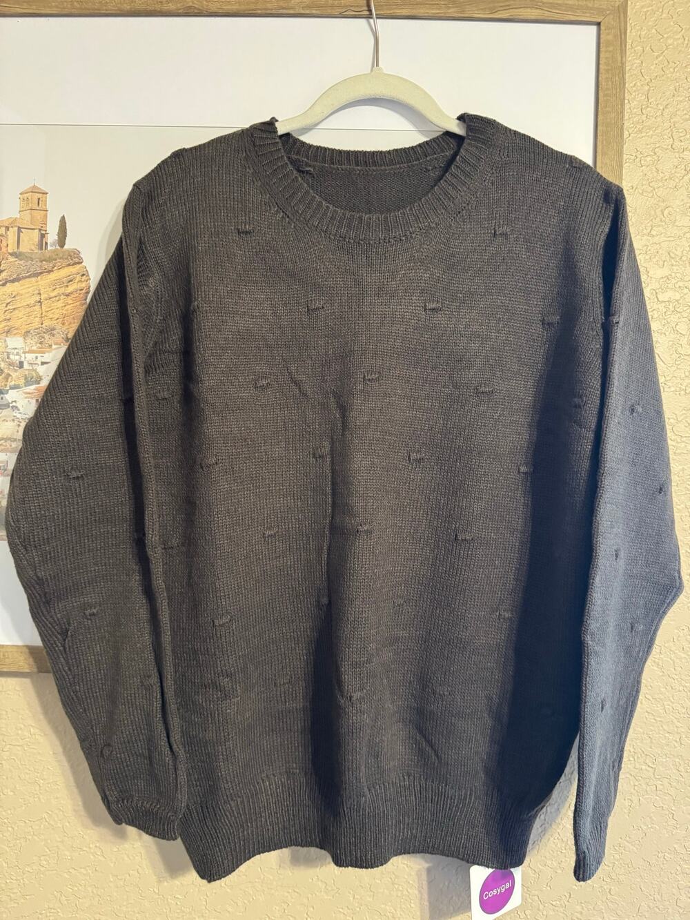 New Women Espresso Sweater Large